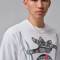 Nike Jordan мужские Graphic Shirt цвет белый