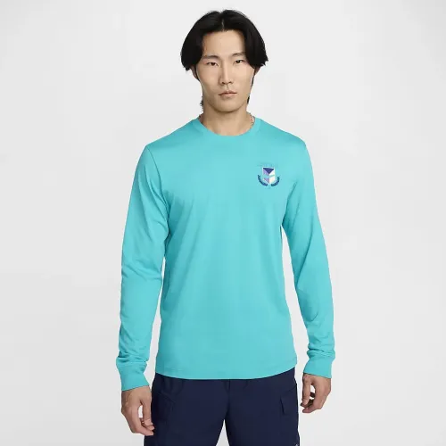 Nike Sportswear чоловічі Long-Sleeve футболка колір зелений