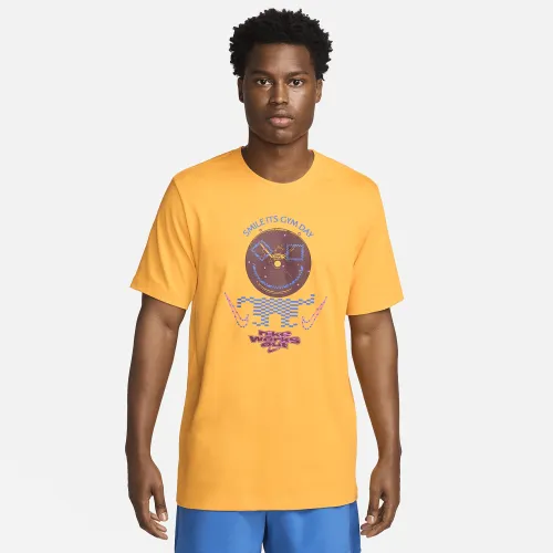 Nike мужские Fitness футболка Yellow