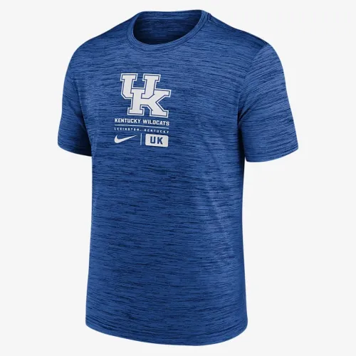 Kentucky Wildcats Campus Center Block Velocity чоловічі Nike Dri-FIT College футболка блакитний