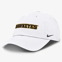 Iowa Hawkeyes Core Club Mascot Wordmark чоловічі Nike College Adjustable Hat колір білий
