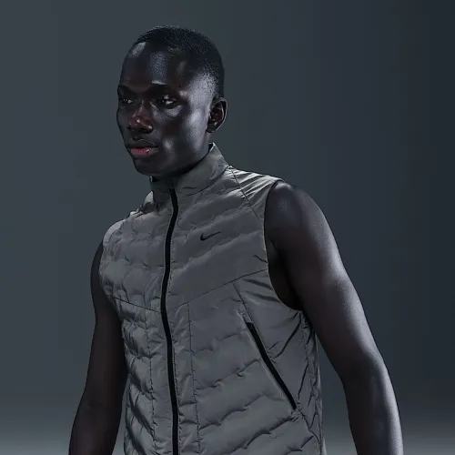 Nike мужские Therma-FIT ADV Reflective Running Vest цвет серый