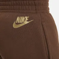Nike Sportswear Shine Fleece Pants Little Kids Pants цвет коричневый