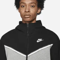 Nike Sportswear Tech Fleece Men's Full-Zip Толстовка с капюшоном Black