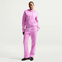 Nike Sportswear Phoenix Fleece женская Mid-Rise Open-Hem Pants цвет фиолетовый