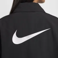 Nike Sportswear Essential женская оверсайз UV Woven Coaches' Куртка цвет черный