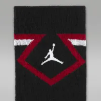 Nike Jordan Big детские Diamond High Crew носки (2 пары) цвет красный