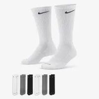 Nike Everyday Plus Cushioned тренувальні Crew шкарпетки (6 пар) різнокольорові