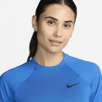 Nike Essential жіноча Long-Sleeve Hydroguard Swim Shirt блакитний