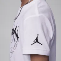 Nike Jordan Dri-FIT MJ Sport Little детские Graphic футболка цвет белый