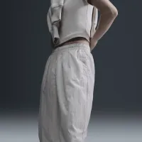 Nike Sportswear Essential женская Mid-Rise оверсайз Woven Joggers цвет коричневый