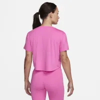 Nike One Classic жіноча Dri-FIT Short-Sleeve Cropped Top колір червоний