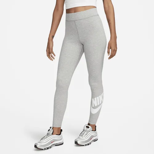 Nike Sportswear Classics жіноча З високою талією Graphic лосіни колір сірий