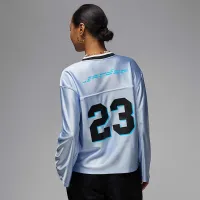 Nike Jordan женская Long-Sleeve Jersey Top синий