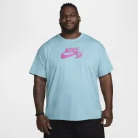 Nike SB мужские Logo Skate футболка синий