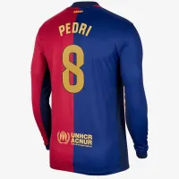 Pedri Barcelona 2024/25 Stadium Home чоловічі Nike Dri-FIT Soccer Jersey блакитний