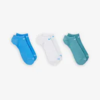 Nike Everyday Plus Cushion тренувальні No-Show шкарпетки (3 пар) різнокольорові