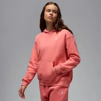 Nike Jordan Brooklyn Fleece женская Pullover Толстовка с капюшоном Pink