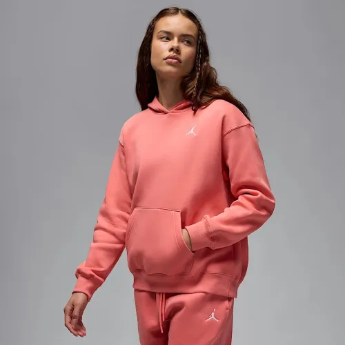 Nike Jordan Brooklyn Fleece женская Pullover Толстовка с капюшоном Pink
