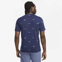 Nike Club чоловічі Allover Print футболка блакитний