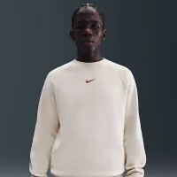 Nike NOCTA мужские Fleece CS Crew цвет коричневый
