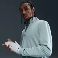 Nike Tour мужские 1/2-Zip для гольфа Top цвет серый