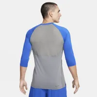 Nike Dri-FIT чоловічі 3/4-Length Sleeve Baseball Top колір сірий