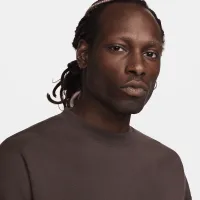 Nike Sportswear Tech Fleece Reimagined чоловічі оверсайз Short-Sleeve світшот колір коричневий