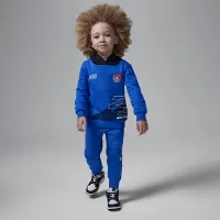 Nike Jordan MJ Moto Toddler 2-Piece Fleece Pullover Толстовка з капюшоном комплект блакитний