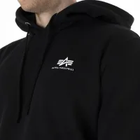 Кофта/футболка Alpha Industries Basic Hoody Small Logo 19631803 -  Черная