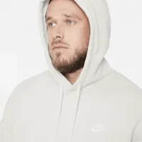 Nike Sportswear Club Fleece Pullover Толстовка з капюшоном колір сірий