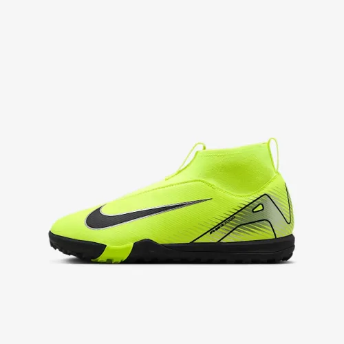 Nike Jr. Mercurial Superfly 10 Academy Little/Big детские TF High-Top Soccer Кроссовки Yellow