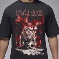 Nike Paris Saint-Germain мужские Graphic футболка цвет черный