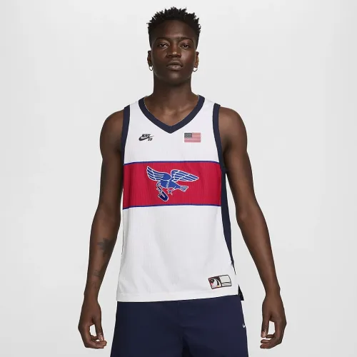 Nike SB USA мужские Dri-FIT ADV Sleeveless Skate Jersey цвет белый