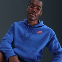 Nike Sportswear Club Pullover Fleece Толстовка с капюшоном синий