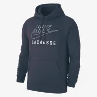 Nike Swoosh Club Fleece чоловічі Lacrosse Pullover Толстовка з капюшоном блакитний