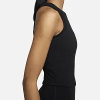 Nike One Fitted женская Dri-FIT Cropped Tank Top цвет черный