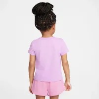 Nike Little детские Lover to the Max Graphic футболка цвет фиолетовый