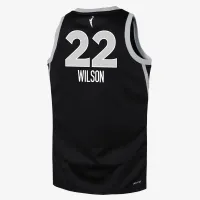 A'ja Wilson Las Vegas Aces 2024 Explorer Edition Big детские (для мальчиков) Nike Dri-FIT WNBA Swingman Jersey цвет черный
