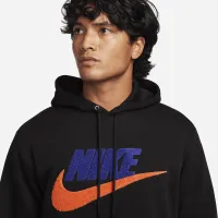 Nike Club Fleece мужские Pullover Толстовка с капюшоном цвет черный