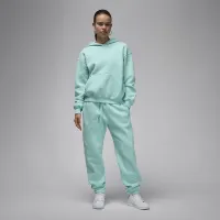 Nike Jordan Brooklyn Fleece жіноча Pullover Толстовка з капюшоном колір зелений