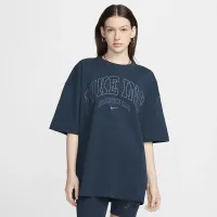 Nike Sportswear Essential женская оверсайз футболка синий