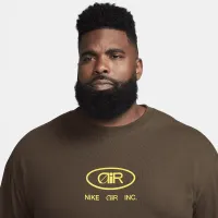 Nike Sportswear чоловічі Long-Sleeve футболка колір коричневий