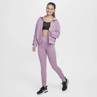 Nike Girls' Dri-FIT тренировочные Куртка цвет фиолетовый