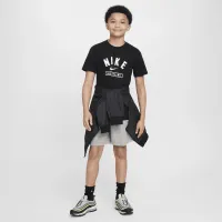 Nike Big дитячі Wrestling футболка колір чорний