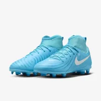 Nike Jr. Phantom Luna 2 Club Little/Big дитячі MG High-Top футбольні бутси блакитний