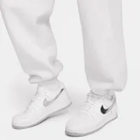 Nike Solo Swoosh чоловічі Open-Hem Fleece Pants колір коричневий