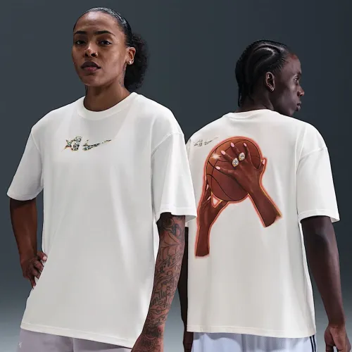Nike A'ja Wilson Dri-FIT баскетбольні футболка колір білий