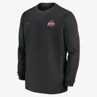 Ohio State Buckeyes Sideline Coach чоловічі Nike College Long-Sleeve Top колір чорний