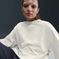 Nike Sportswear Essential женская оверсайз Long-Sleeve футболка цвет серый